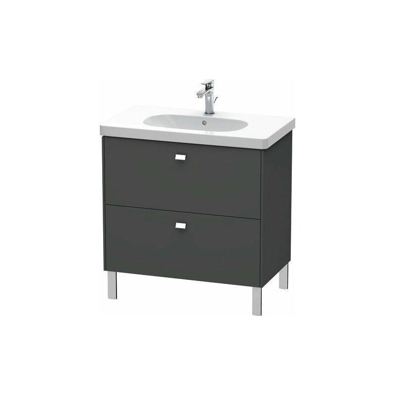 

Duravit Brioso Mueble de aseo de pie 82,0 x 46,9 cm, 2 extraíbles, para lavabo D-Código 034285, Color (frente/cuerpo): Diseño grafito mate, mango