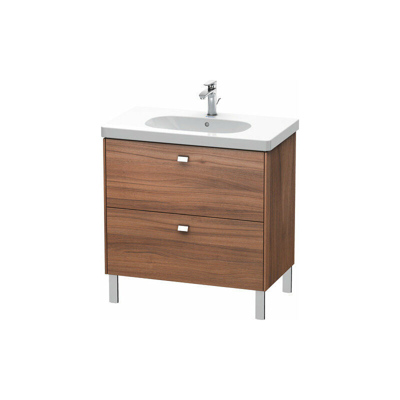 

Duravit Brioso Mueble de aseo de pie 82,0 x 46,9 cm, 2 extraíbles, para lavabo D-Código 034285, Color (frente/cuerpo): Nogal natural, mango cromado