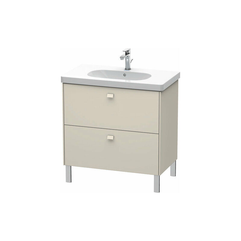 

Duravit Brioso Mueble de aseo de pie 82,0 x 46,9 cm, 2 extraíbles, para lavabo D-Código 034285, Color (frente/cuerpo): Taupe Mate Decor, Mango Taupe