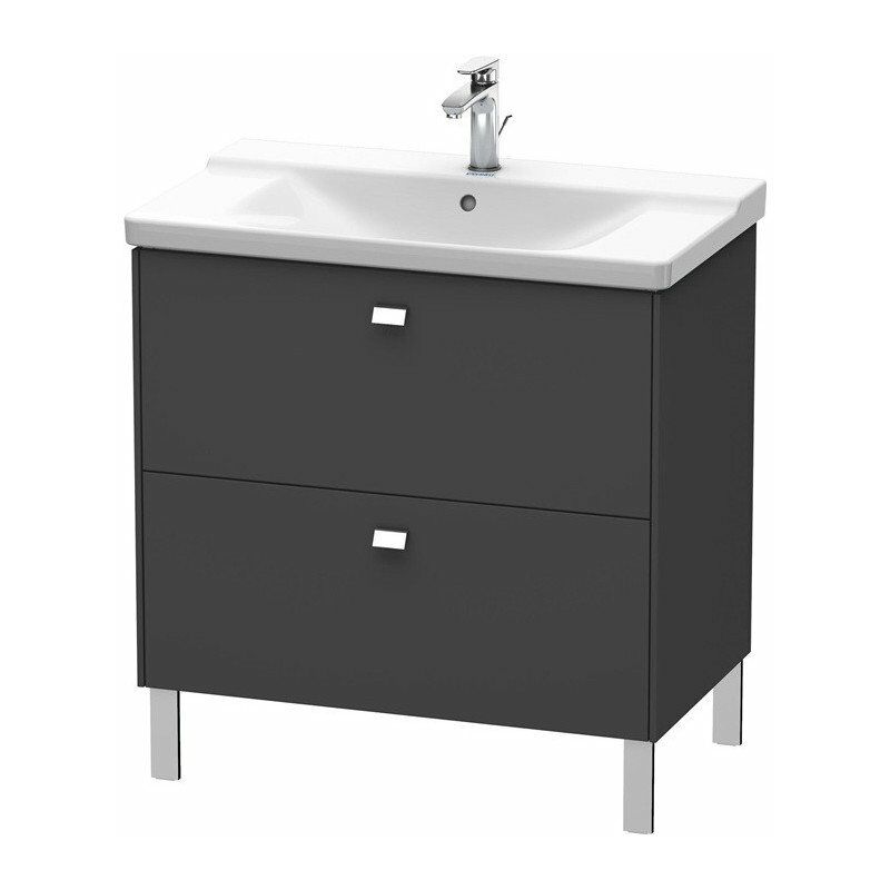 

Duravit - Mueble bajo lavabo BRIOSO tirador cromado 691x820x479mm grafito mate