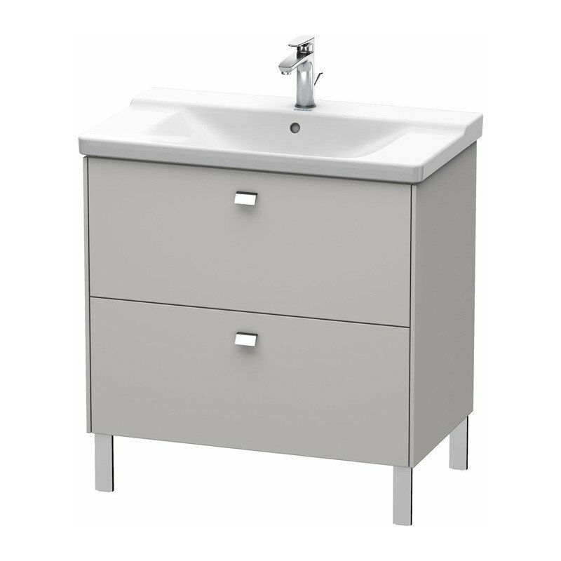 

Duravit - BRIOSO Mueble de baño Griffe cromado 691x820x479mm hormigón