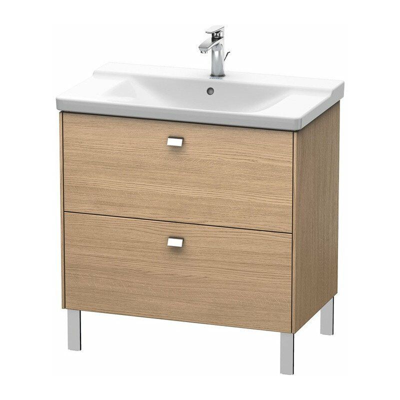 

Duravit - BRIOSO Mueble bajo lavabo Griffe cromo 691x820x479mm roble eu