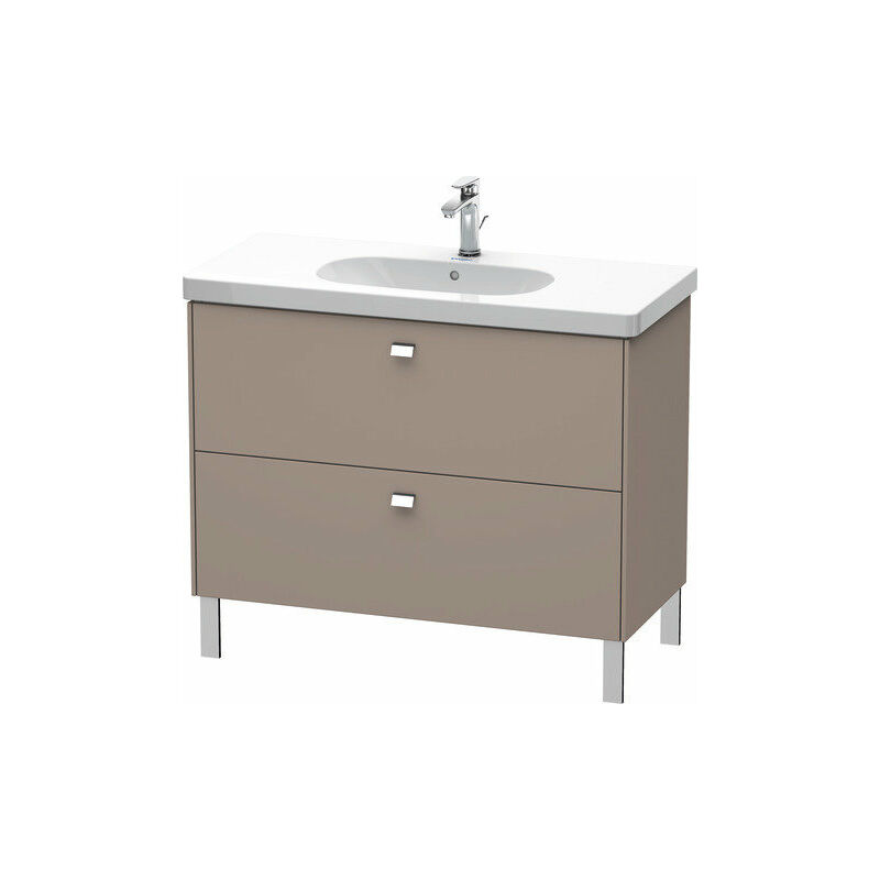 

Duravit Brioso Mueble de mesada 102,0 x 46,9 cm, 2 extraíbles, para lavabo D-Código 034210, Color (frente/cuerpo): Diseño basalto mate, mango cromado