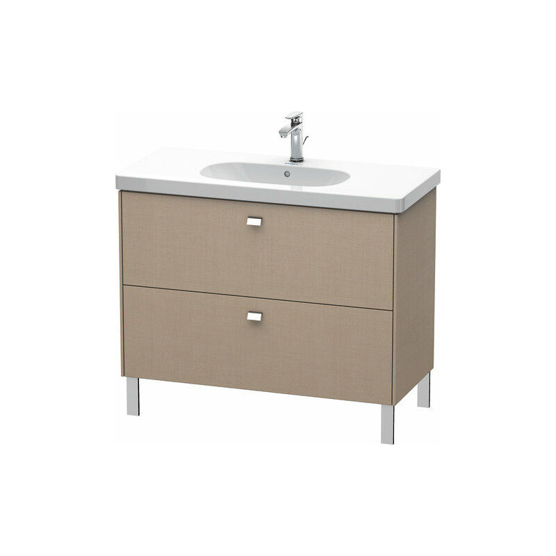 

Duravit Brioso Mueble de mesada 102,0 x 46,9 cm, 2 extraíbles, para lavabo D-Código 034210, Color (frente/cuerpo): Decoración lino, mango cromado