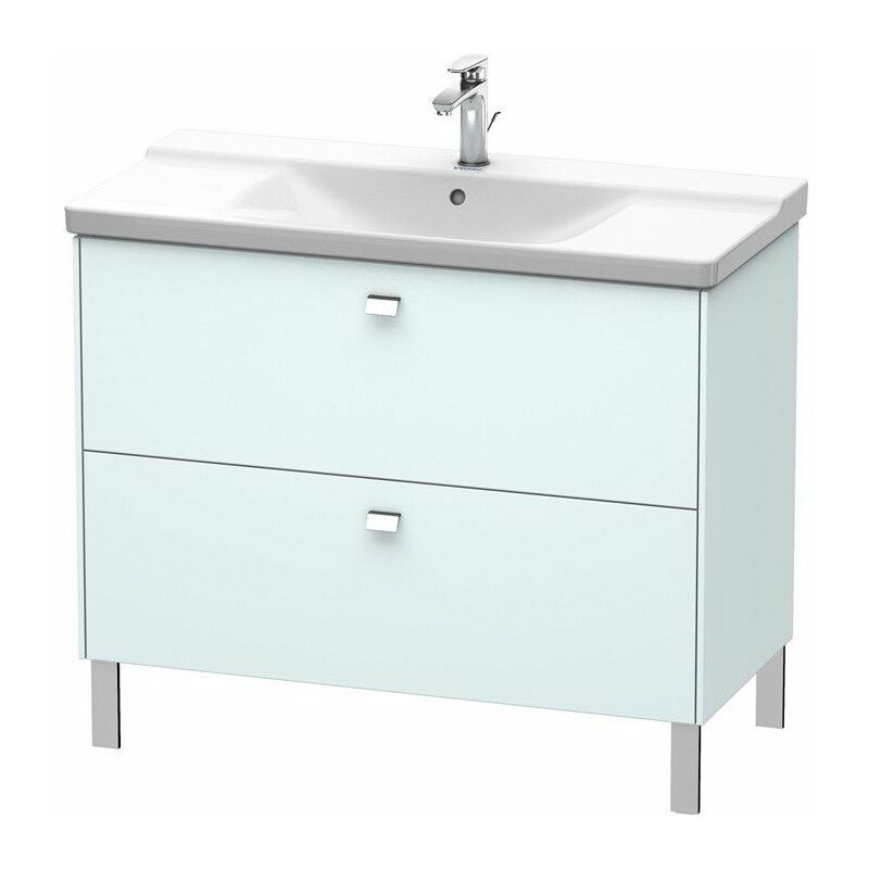 

Duravit - BRIOSO Mueble de baño Griffe cromo 691x1020x479mm Azul claro mate