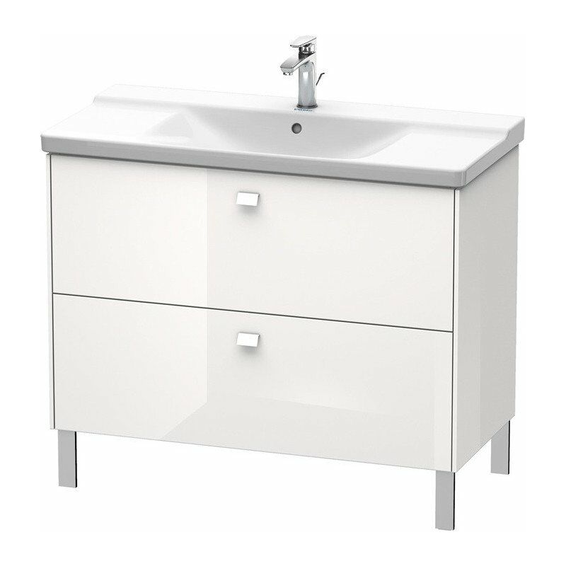 

Duravit - Mueble bajo lavabo cromado BRIOSO Griffe 691x1020x479mm castaño. oscuro