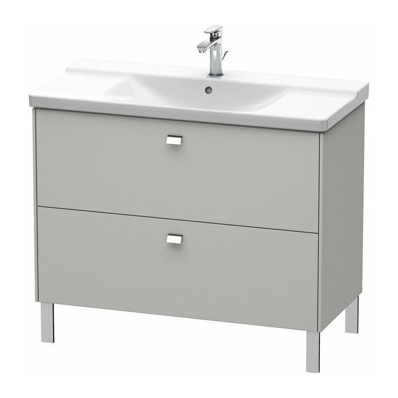 

Duravit - BRIOSO Mueble de baño Griffe cromado 691x1020x479mm hormigón