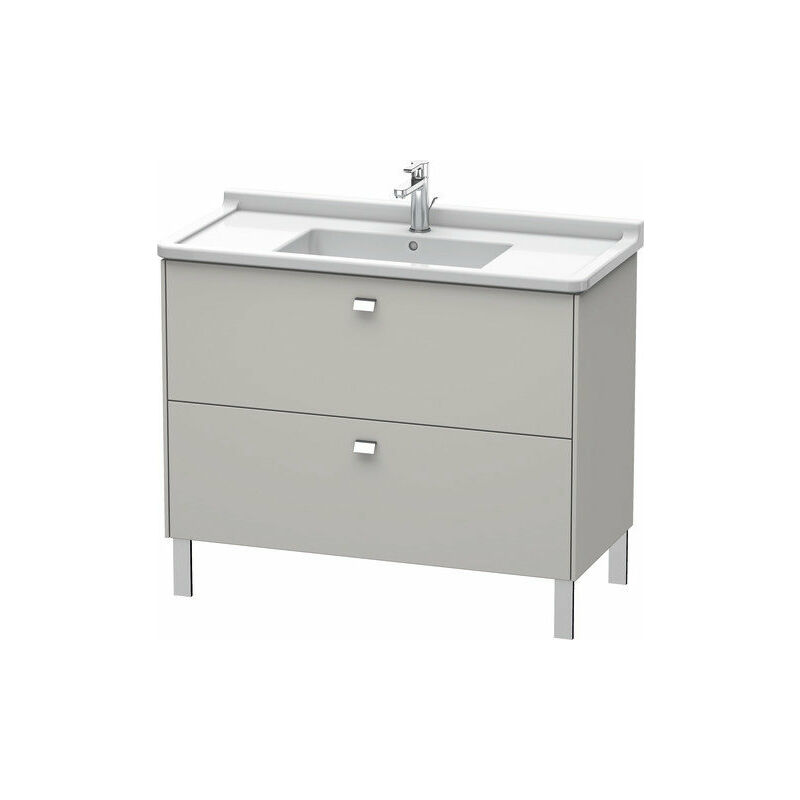 

Duravit Brioso Mueble de pie Compacto 102,0 x 46,9 cm, 2 extraíbles, incl. hueco para sifón y delantal, para lavabo Starck 3 030410, Color