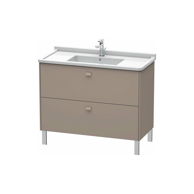 

Duravit Brioso Mueble de pie Compacto 102,0 x 46,9 cm, 2 extraíbles, incl. hueco para sifón y delantal, para lavabo Starck 3 030410, Color
