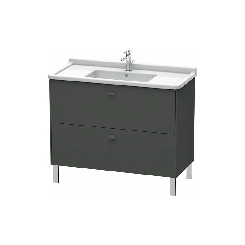 

Duravit Brioso Mueble de pie Compacto 102,0 x 46,9 cm, 2 extraíbles, incl. hueco para sifón y delantal, para lavabo Starck 3 030410, Color