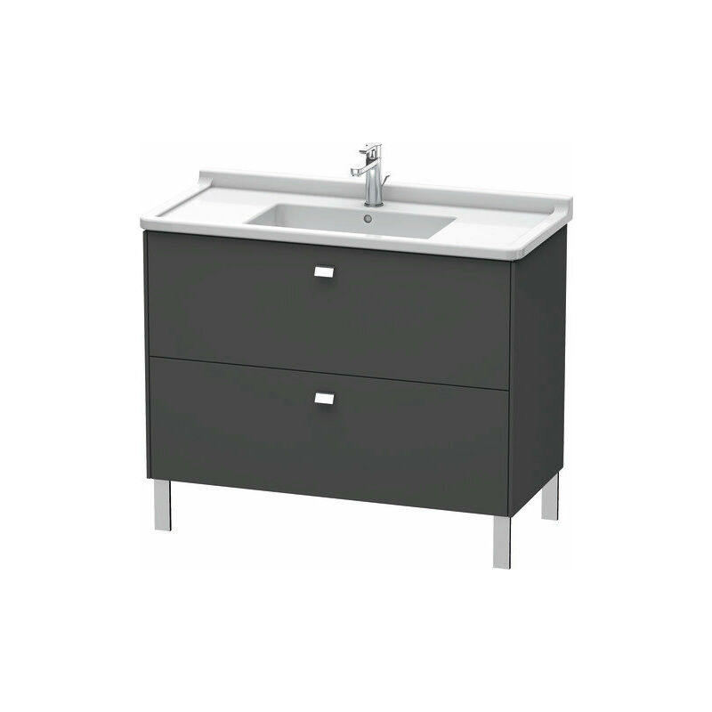 

Duravit Brioso Mueble de pie Compacto 102,0 x 46,9 cm, 2 extraíbles, incl. hueco para sifón y delantal, para lavabo Starck 3 030410, Color