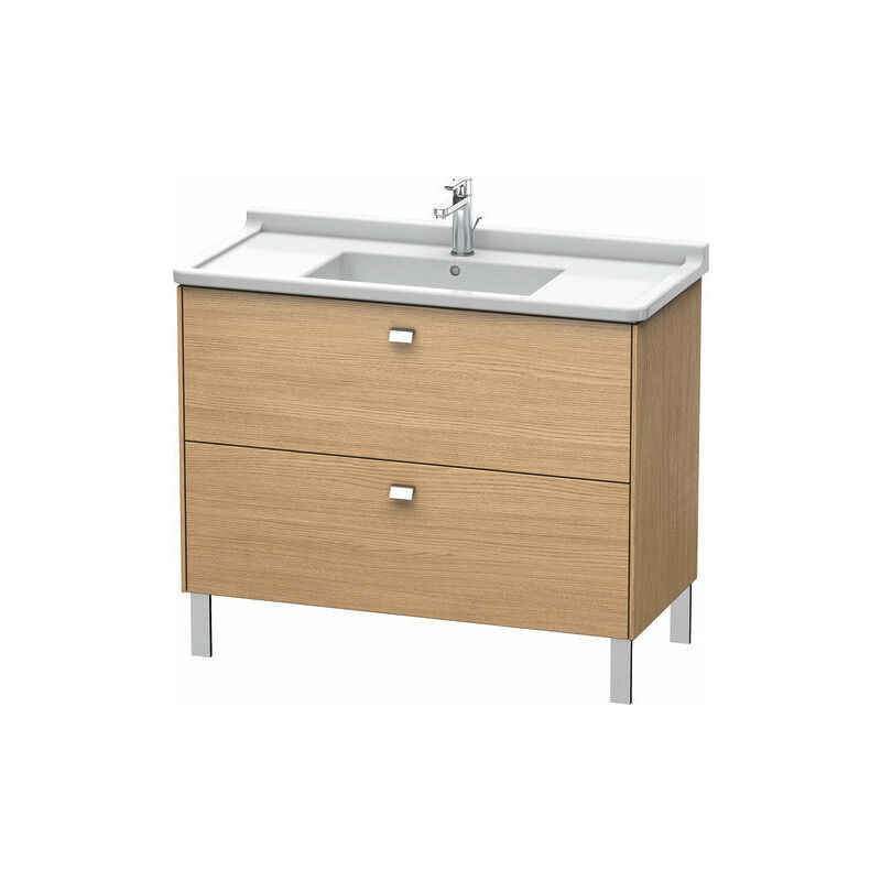 

Duravit Brioso Mueble de pie Compacto 102,0 x 46,9 cm, 2 extraíbles, incl. hueco para sifón y delantal, para lavabo Starck 3 030410, Color