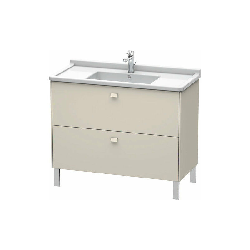 

Duravit Brioso Mueble de pie Compacto 102,0 x 46,9 cm, 2 extraíbles, incl. hueco para sifón y delantal, para lavabo Starck 3 030410, Color