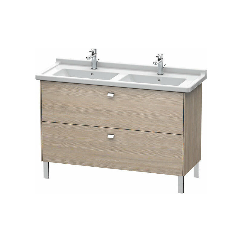 

Duravit Brioso Mueble de pie Compacto 122,0 x 46,9 cm, 2 extraíbles, incl. hueco para sifón y delantal, para lavabo Starck 3 033213, Color