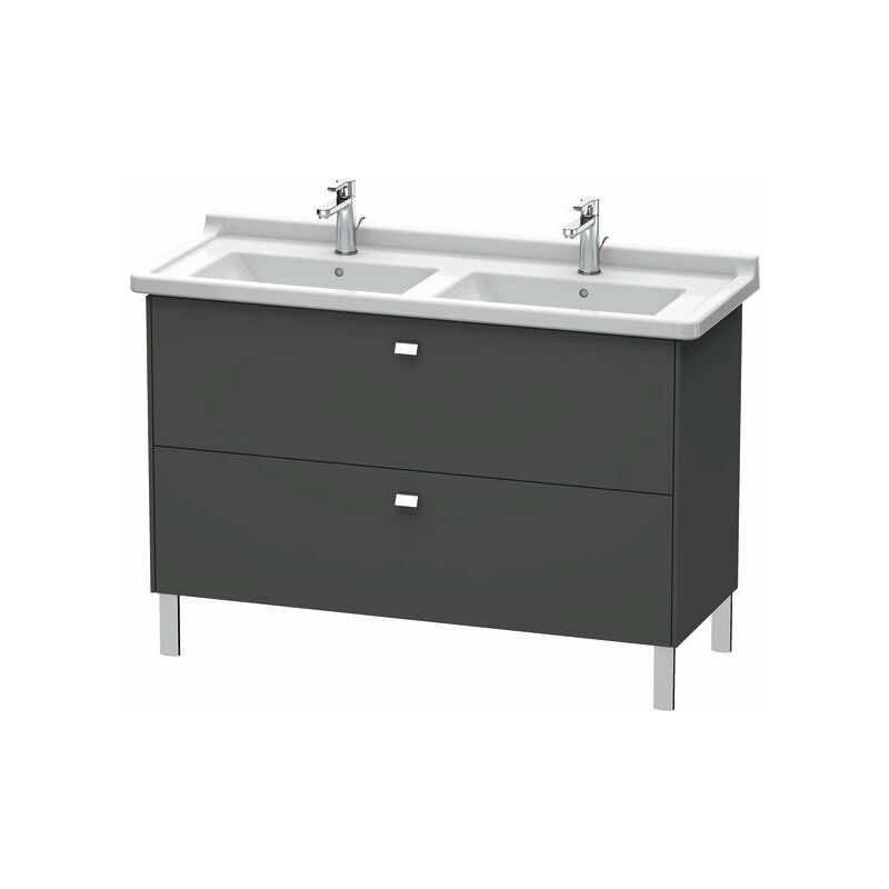 

Duravit Brioso Mueble de pie Compacto 122,0 x 46,9 cm, 2 extraíbles, incl. hueco para sifón y delantal, para lavabo Starck 3 033213, Color