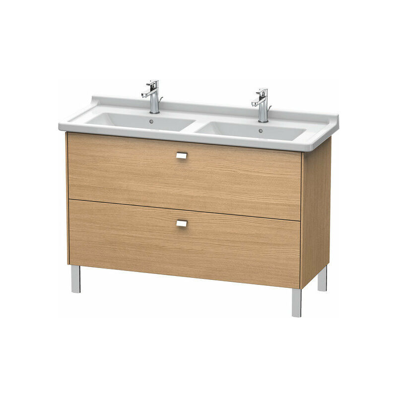 

Duravit Brioso Mueble de pie Compacto 122,0 x 46,9 cm, 2 extraíbles, incl. hueco para sifón y delantal, para lavabo Starck 3 033213, Color