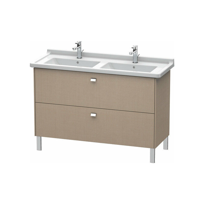 

Duravit Brioso Mueble de pie Compacto 122,0 x 46,9 cm, 2 extraíbles, incl. hueco para sifón y delantal, para lavabo Starck 3 033213, Color