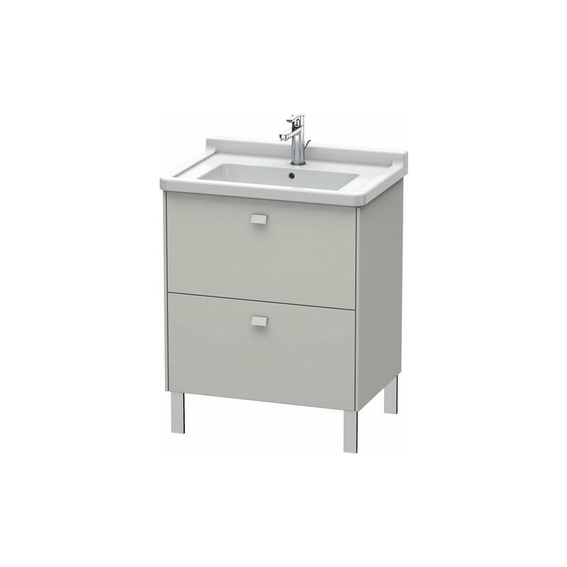 

Duravit Brioso Mueble de pie Compacto 67,0 x 46,9 cm, 2 extraíbles, incl. hueco para sifón y delantal, para lavabo Starck 3 030470, Color