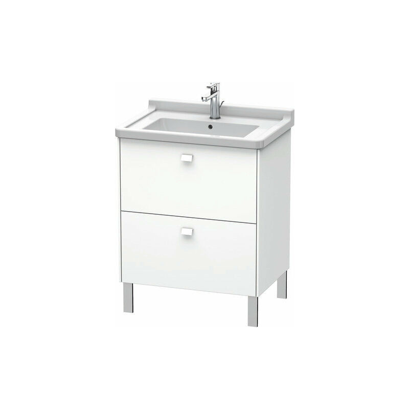 

Duravit Brioso Mueble de pie Compacto 67,0 x 46,9 cm, 2 extraíbles, incl. hueco para sifón y delantal, para lavabo Starck 3 030470, Color