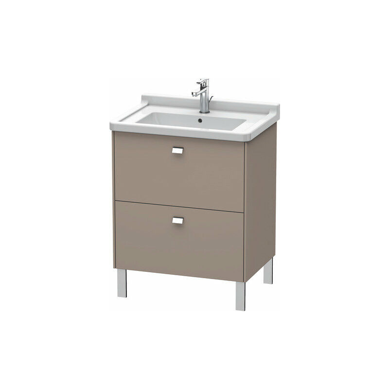 

Duravit Brioso Mueble de pie Compacto 67,0 x 46,9 cm, 2 extraíbles, incl. hueco para sifón y delantal, para lavabo Starck 3 030470, Color