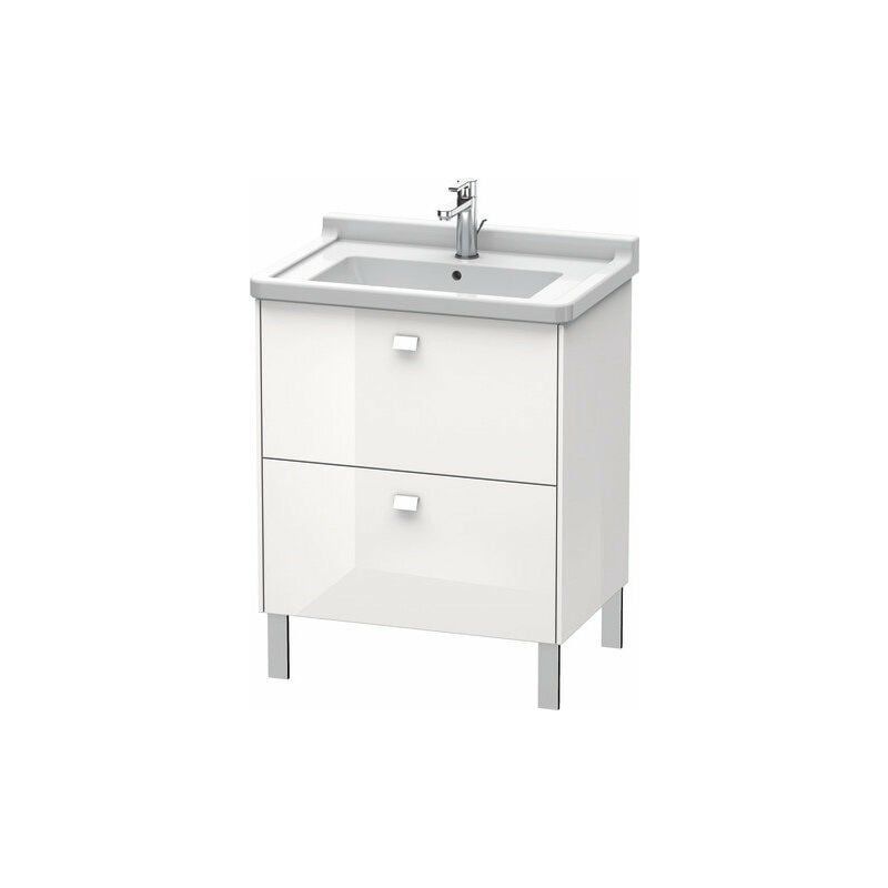 

Duravit Brioso Mueble de pie Compacto 67,0 x 46,9 cm, 2 extraíbles, incl. hueco para sifón y delantal, para lavabo Starck 3 030470, Color