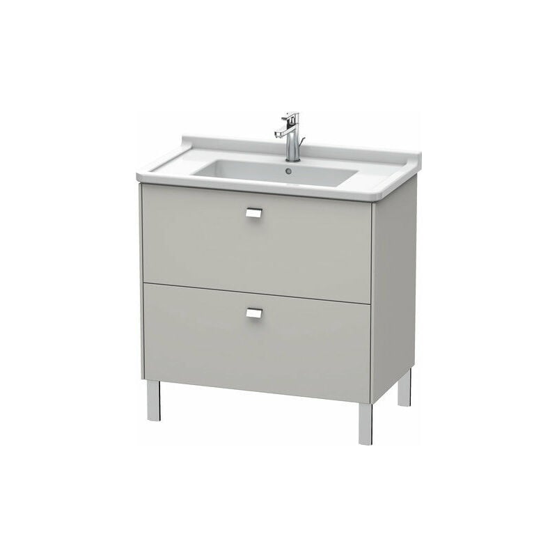 

Duravit Brioso Mueble de pie Compacto 82,0 x 46,9 cm, 2 extraíbles, incl. hueco para sifón y delantal, para lavabo Starck 3 030480, Color