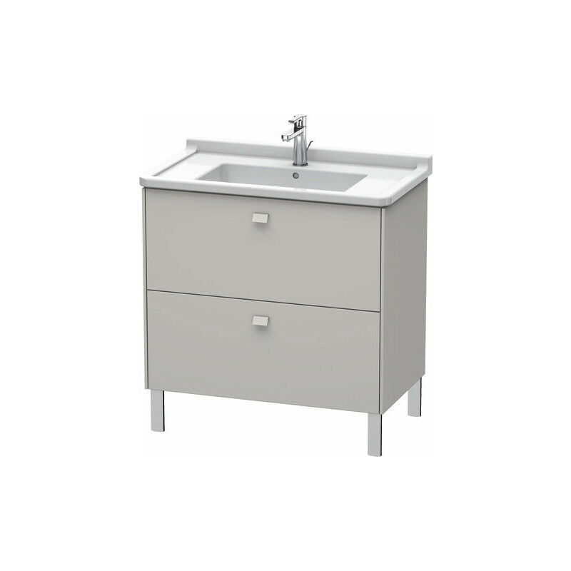 

Duravit Brioso Mueble de pie Compacto 82,0 x 46,9 cm, 2 extraíbles, incl. hueco para sifón y delantal, para lavabo Starck 3 030480, Color