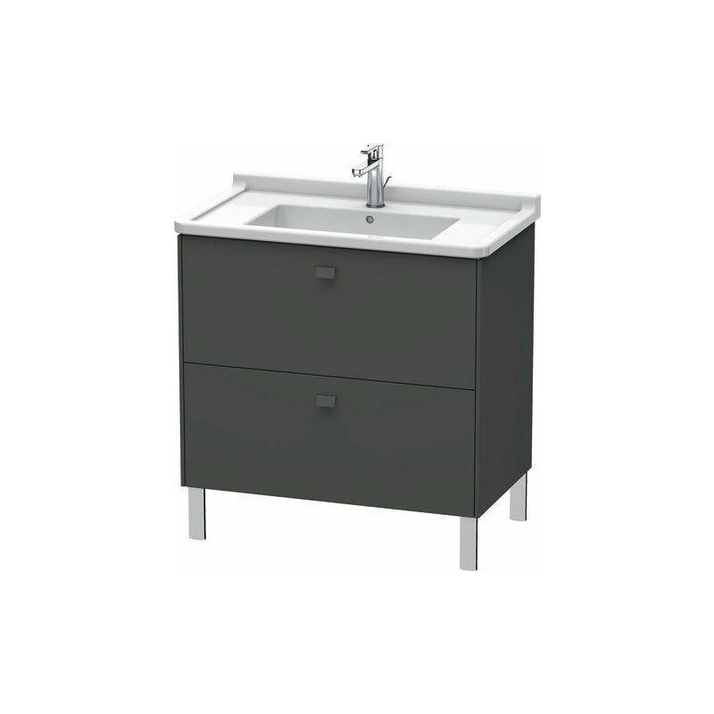 

Duravit Brioso Mueble de pie Compacto 82,0 x 46,9 cm, 2 extraíbles, incl. hueco para sifón y delantal, para lavabo Starck 3 030480, Color