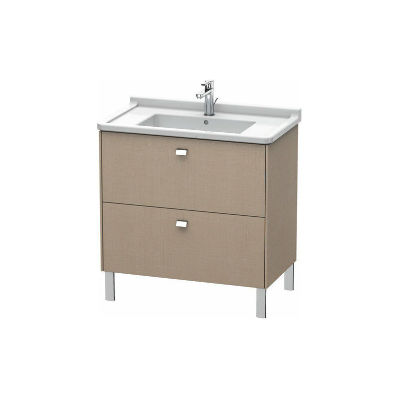 

Duravit Brioso Mueble de pie Compacto 82,0 x 46,9 cm, 2 extraíbles, incl. hueco para sifón y delantal, para lavabo Starck 3 030480, Color