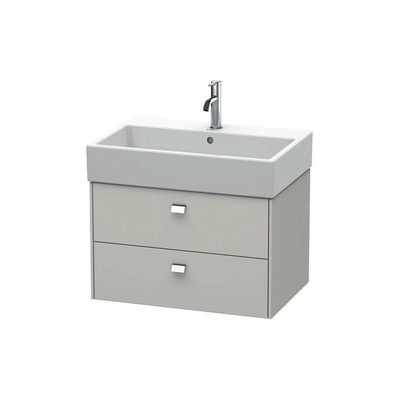 

Duravit Brioso Mueble empotrado de pared 68,4 x 45,9 cm, 2 cajones, incl. hueco para sifón y delantal, para lavabo Vero Air 235070, Color