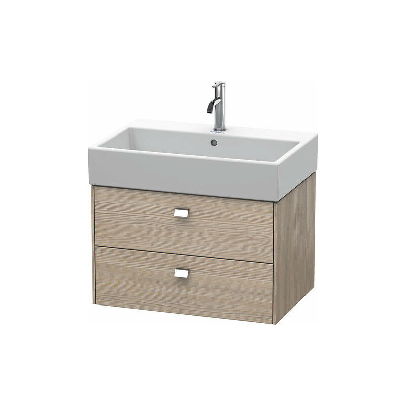 

Duravit Brioso Mueble empotrado de pared 68,4 x 45,9 cm, 2 cajones, incl. hueco para sifón y delantal, para lavabo Vero Air 235070, Color