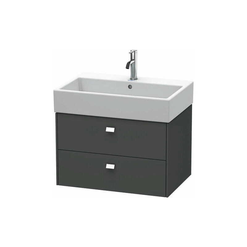 

Duravit Brioso Mueble empotrado de pared 68,4 x 45,9 cm, 2 cajones, incl. hueco para sifón y delantal, para lavabo Vero Air 235070, Color