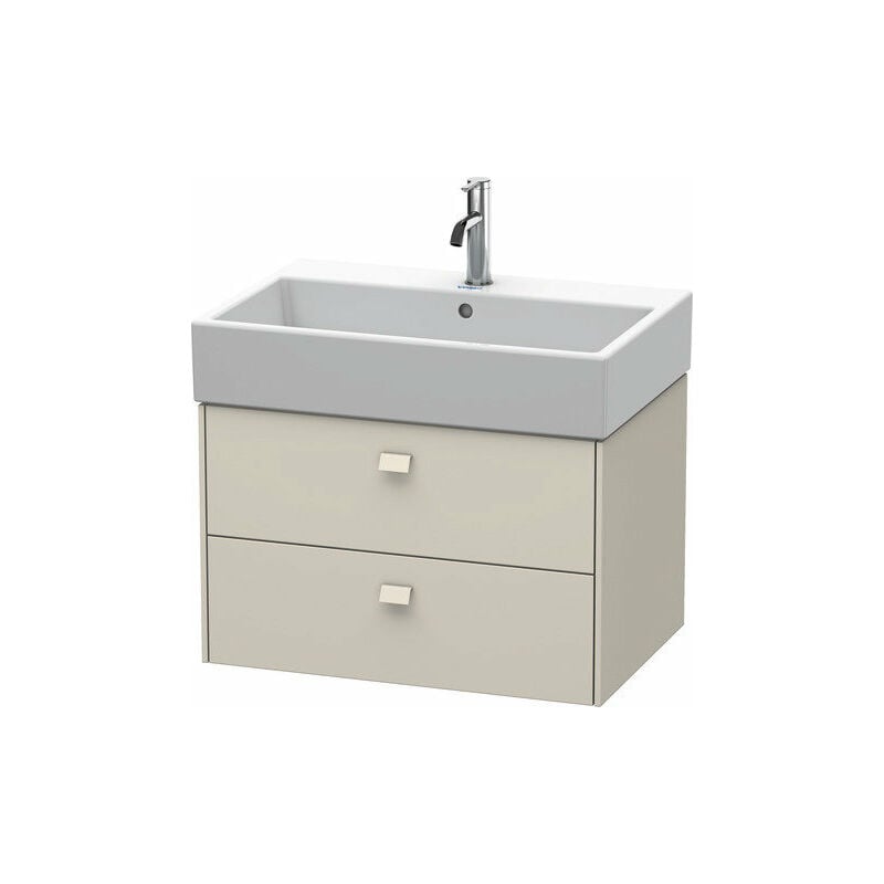 

Duravit Brioso Mueble empotrado de pared 68,4 x 45,9 cm, 2 cajones, incl. hueco para sifón y delantal, para lavabo Vero Air 235070, Color