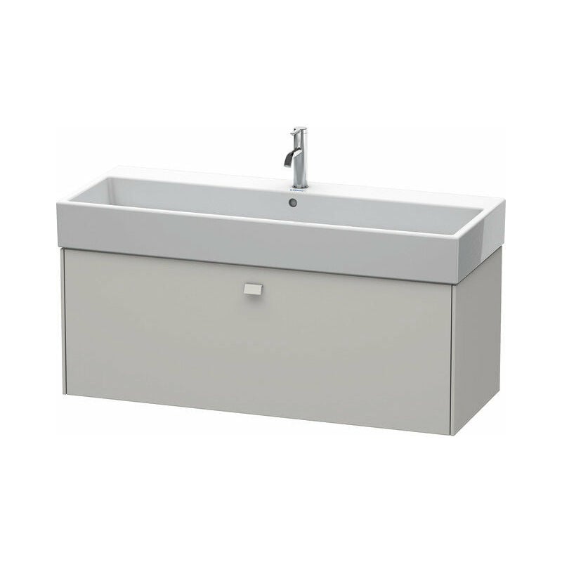 

Duravit Brioso Neceser de pared, 1 extraíble, 118,4 x 45,9 cm, para Vero Air 235012, Color (frente/cuerpo): Concreto gris mate Decor, Manija Concreto