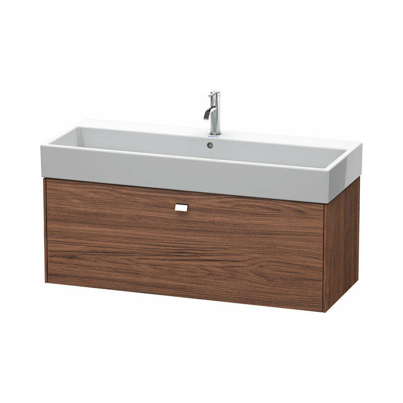 

Duravit Brioso Neceser de pared, 1 extraíble, 118,4 x 45,9 cm, para Vero Air 235012, Color (frente/cuerpo): nogal oscuro, mango cromado - BR405701021