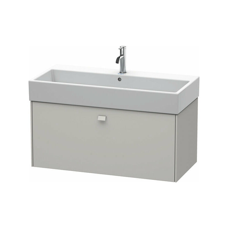 

Duravit Brioso Neceser de pared, 1 extraíble, 98,4 x 45,9 cm, para Vero Air 235010, Color (frente/cuerpo): Concreto gris mate Decor, Manija Concreto