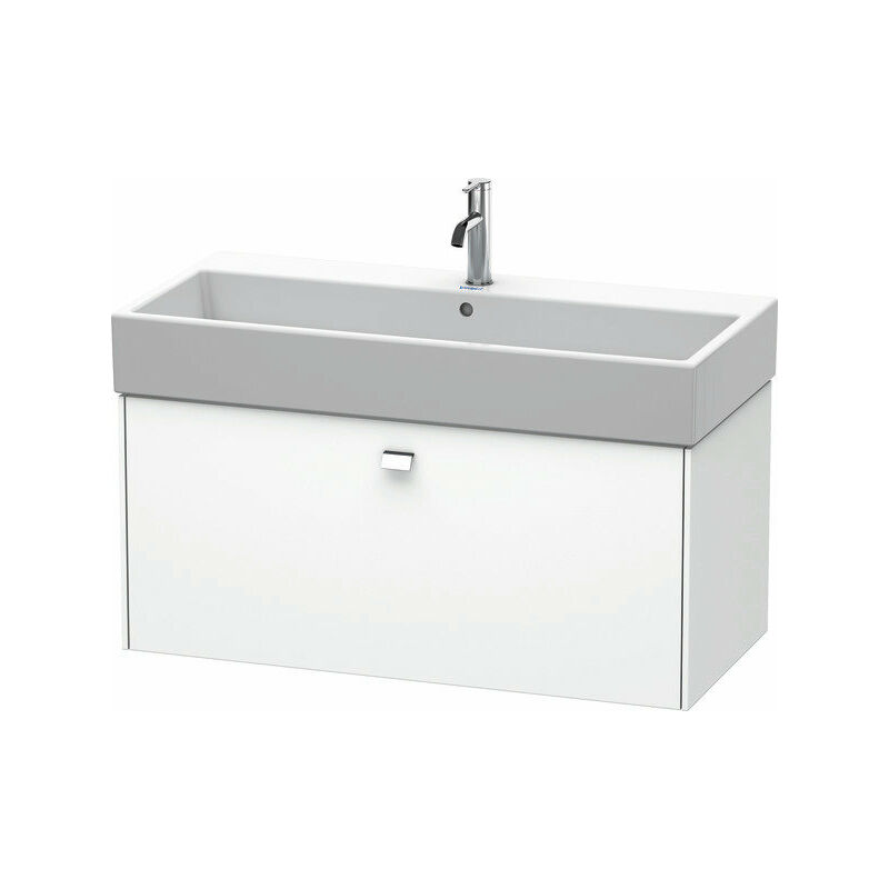 

Duravit Brioso Neceser de pared, 1 extraíble, 98,4 x 45,9 cm, para Vero Air 235010, Color (frente/cuerpo): Decoración blanco mate, mango cromado