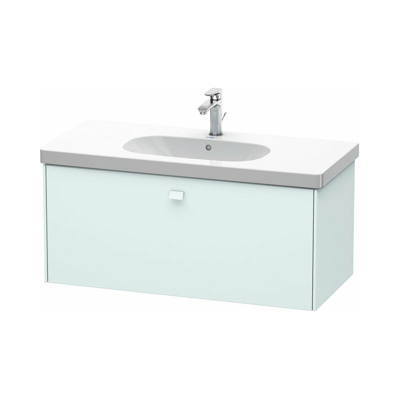 

Duravit Brioso Neceser de pared 102,0 x 46,9 cm, 1 cajón, para lavabo D-Código 034210, Color (frente/cuerpo): Azul claro Decoración mate, mango Azul