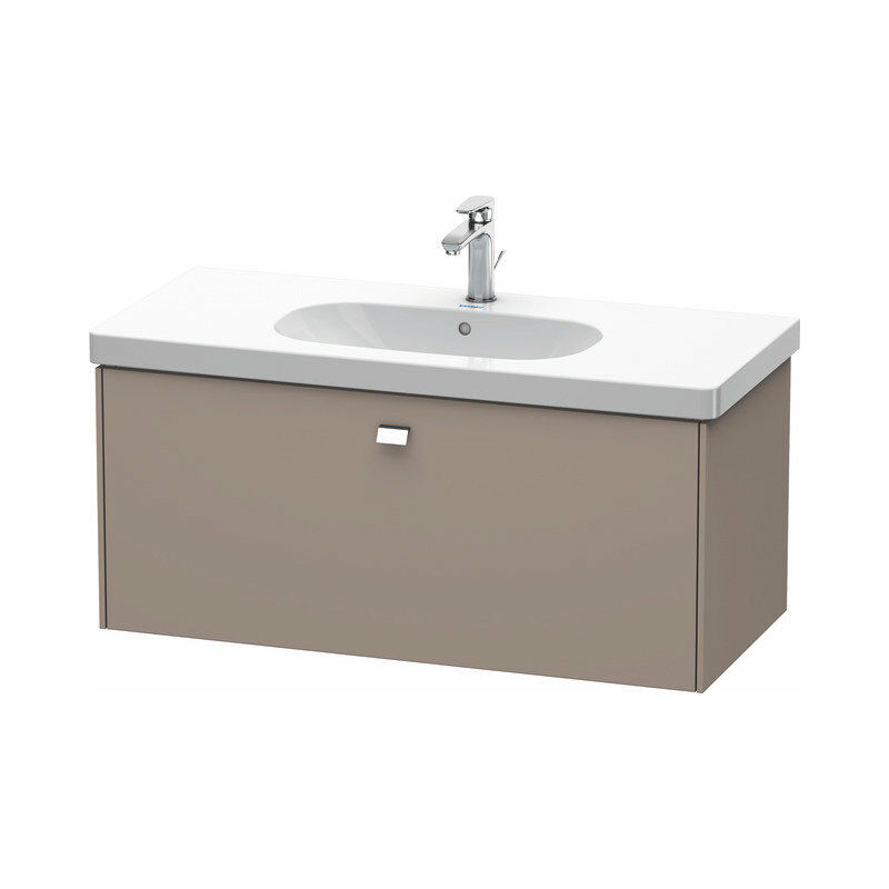 

Duravit Brioso Neceser de pared 102,0 x 46,9 cm, 1 cajón, para lavabo D-Código 034210, Color (frente/cuerpo): Diseño basalto mate, mango cromado