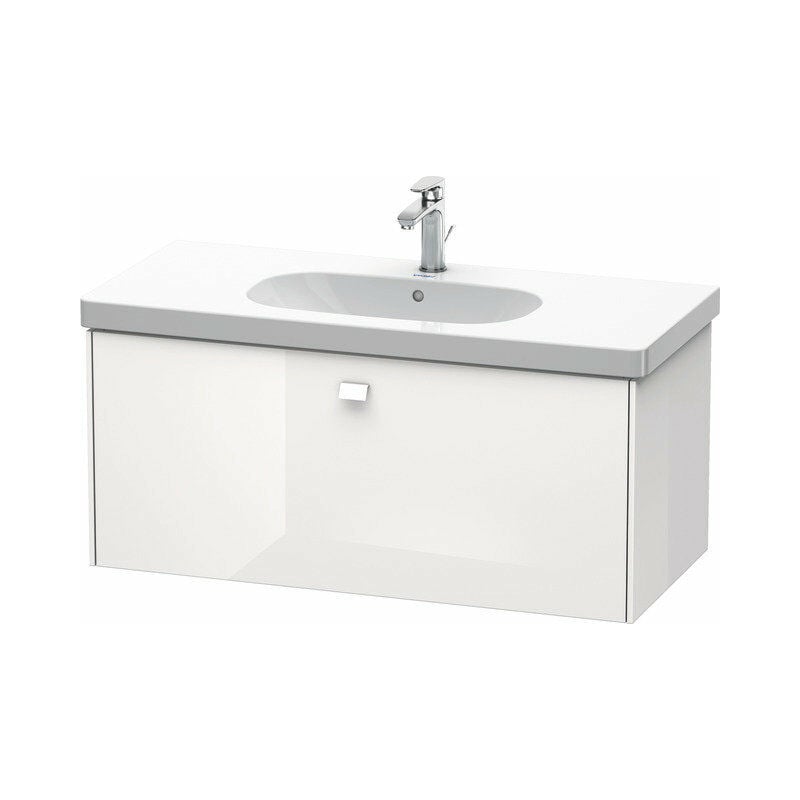 

Duravit Brioso Neceser de pared 102,0 x 46,9 cm, 1 cajón, para lavabo D-Código 034210, Color (frente/cuerpo): Decoración blanca de alto brillo, mango