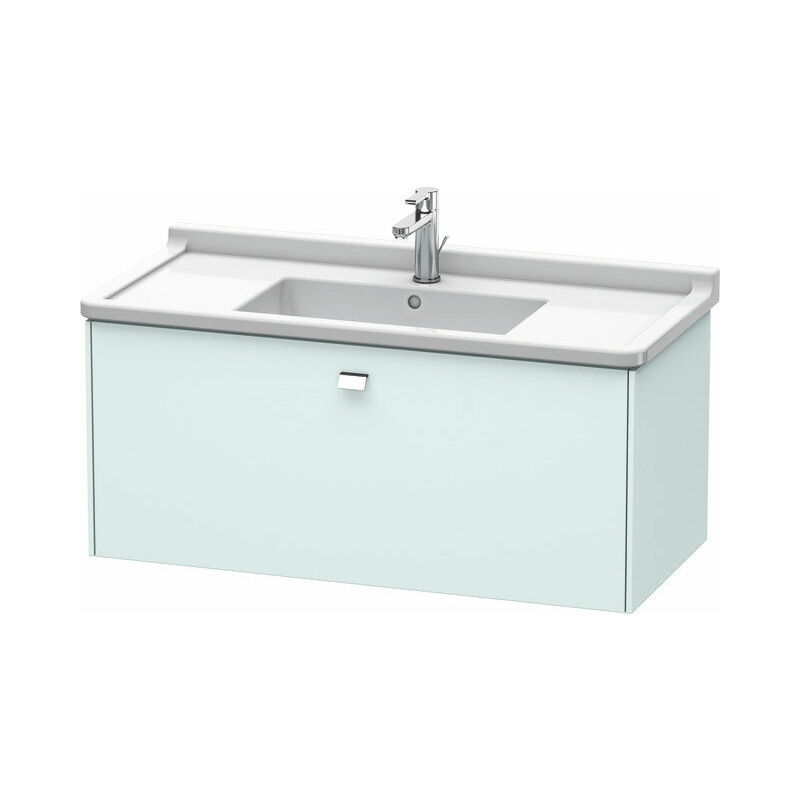 

Duravit Brioso Neceser de pared 102,0 x 46,9 cm, 1 extraíble, para lavabo Starck 3 030410, Color (frente/cuerpo): Decoración azul claro mate, mango