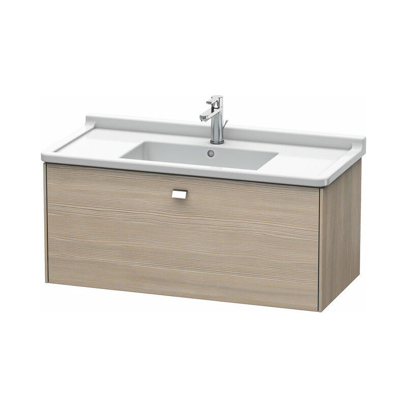 

Duravit Brioso Neceser de pared 102,0 x 46,9 cm, 1 extraíble, para lavabo Starck 3 030410, Color (frente/cuerpo): Pino Decoración plata, mango