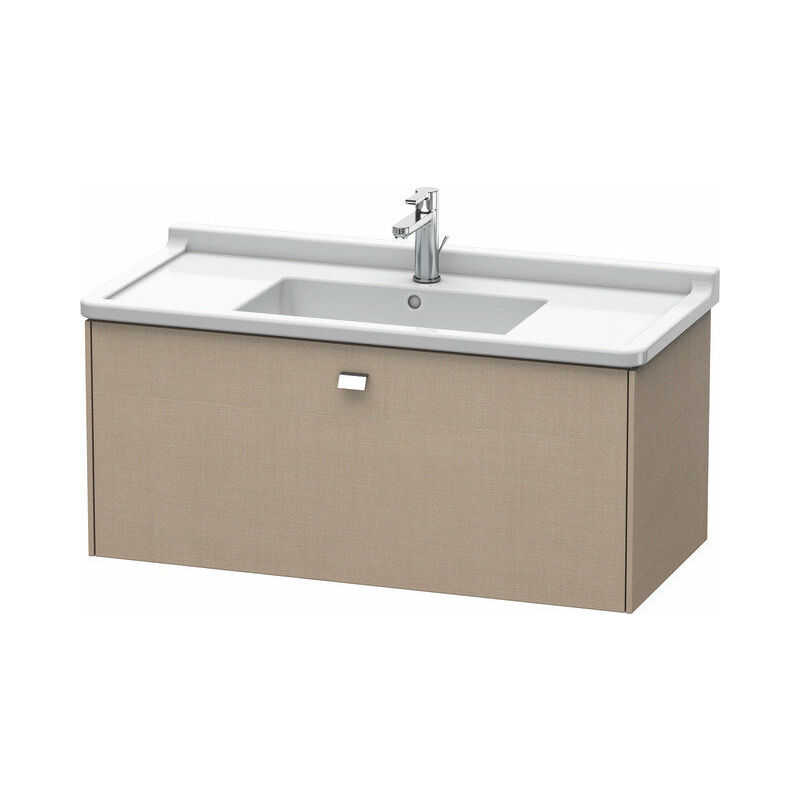 

Duravit Brioso Neceser de pared 102,0 x 46,9 cm, 1 extraíble, para lavabo Starck 3 030410, Color (frente/cuerpo): Decoración lino, mango cromado