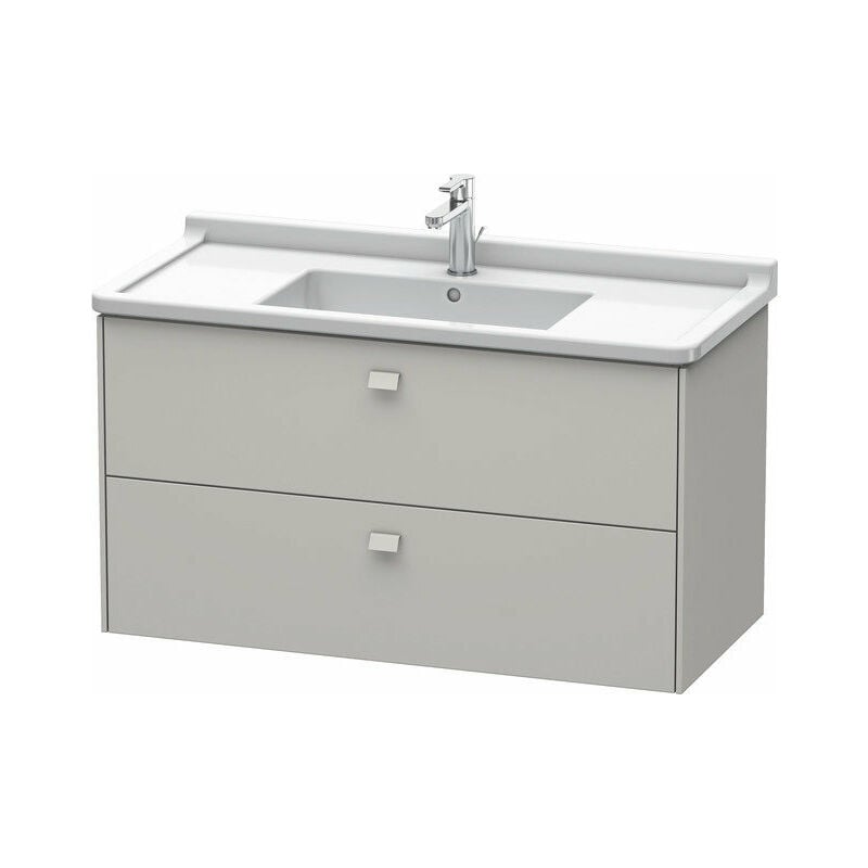 

Duravit Brioso Neceser de pared 102,0 x 46,9 cm, con 2 cajones, incl. hueco para sifón y delantal, para lavabo Starck 3 030410, Color