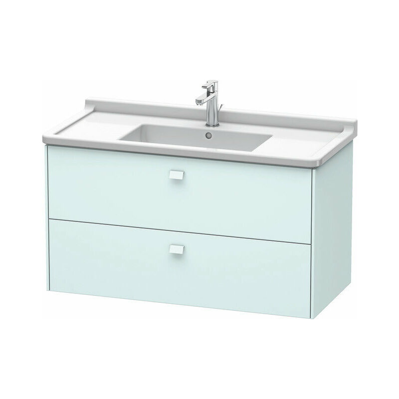 

Duravit Brioso Neceser de pared 102,0 x 46,9 cm, con 2 cajones, incl. hueco para sifón y delantal, para lavabo Starck 3 030410, Color