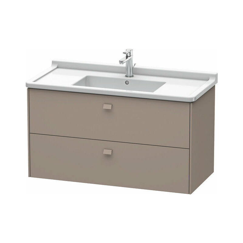 

Duravit Brioso Neceser de pared 102,0 x 46,9 cm, con 2 cajones, incl. hueco para sifón y delantal, para lavabo Starck 3 030410, Color