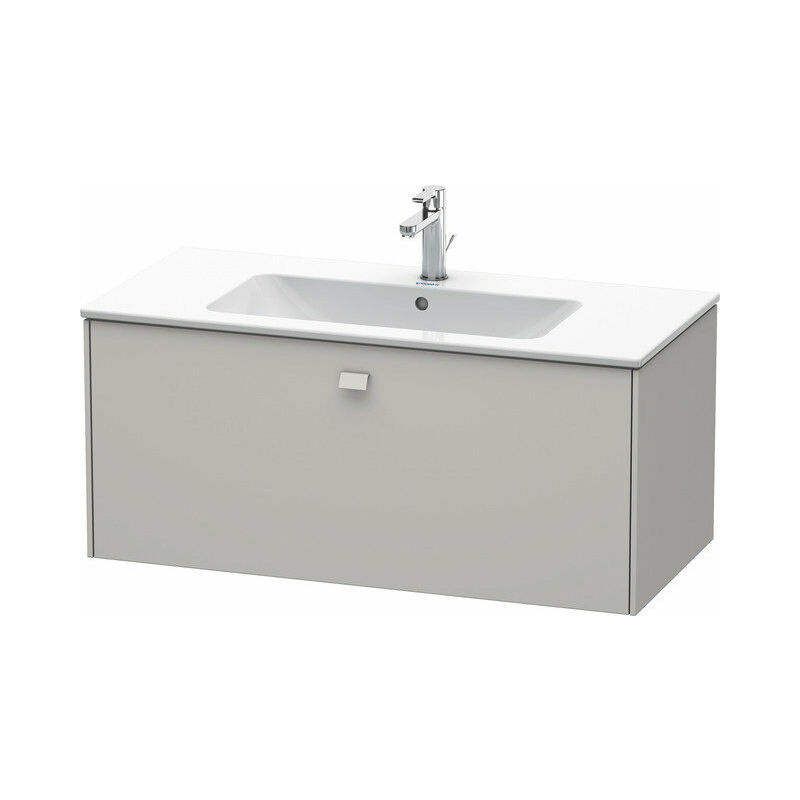 

Duravit Brioso Neceser de pared 102,0 x 47,9 cm, 1 extraíble, para lavabo ME by Starck 233610, Color (frente/cuerpo): Concreto gris mate Decor,