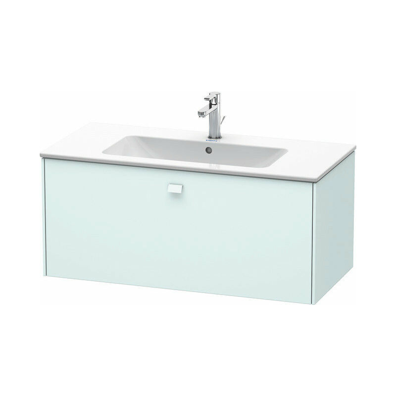 

Duravit Brioso Neceser de pared 102,0 x 47,9 cm, 1 extraíble, para lavabo ME by Starck 233610, Color (frente/cuerpo): Azul claro Decoración mate,