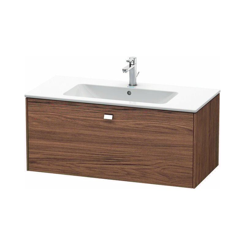 

Duravit Brioso Neceser de pared 102,0 x 47,9 cm, 1 extraíble, para lavabo ME by Starck 233610, Color (frente/cuerpo): nogal oscuro, mango cromado