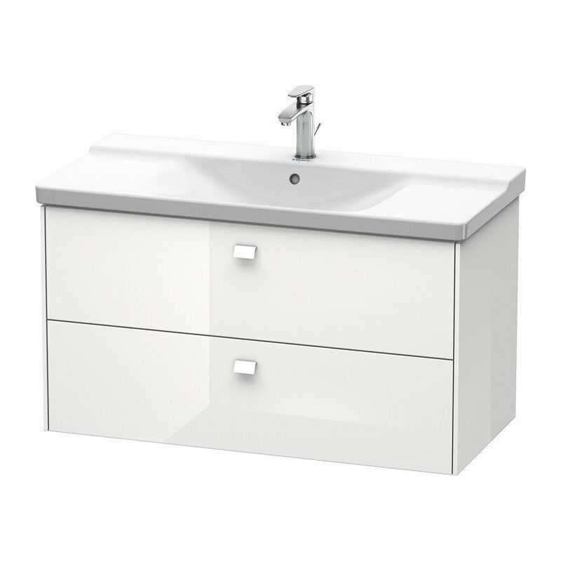

Duravit - BRIOSO Mueble de baño Griffe cromo 561x1020x479mm blanco brillo